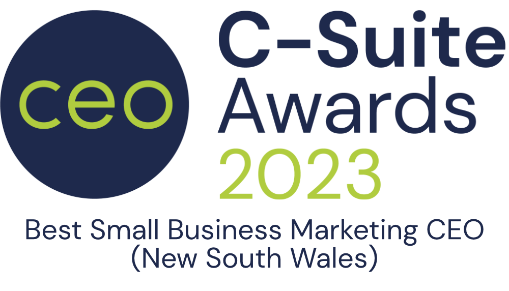 C-Suite Awards Best Small Business Marketing CEO 2023 (New South Wales)