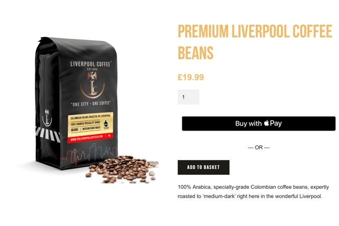 Liverpool coffee premium coffee beans platinum (premium) product description