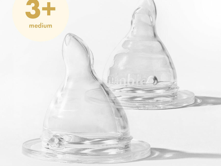 3+Months Medium, 2 nipple pack — product description