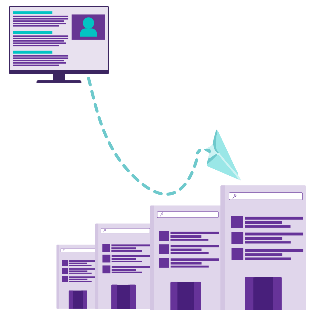 content distribution and search visibility