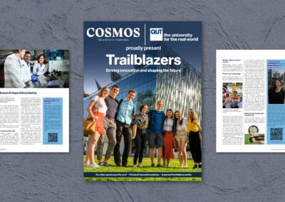 Cosmos Magazine & QUT Trailblazers Flipbook — Magazine